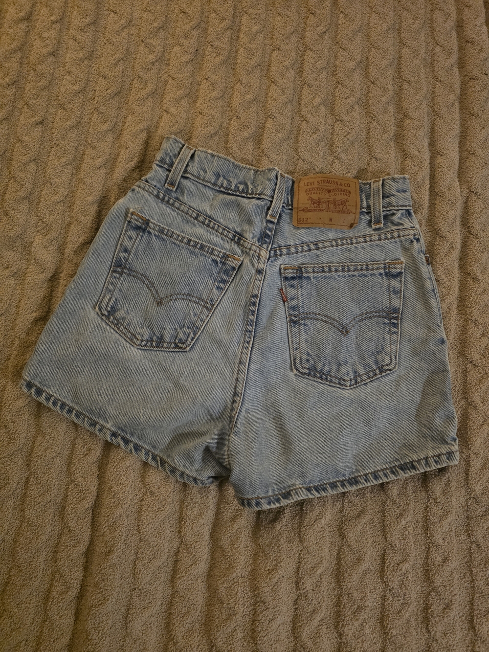 Levi's Light Blue Denim High-Waist Women’s Shorts